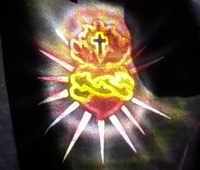 Airbrushed Sacred Heart T-Shirt