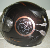 Airbrushed Dream Catcher Motorcycle Helmet