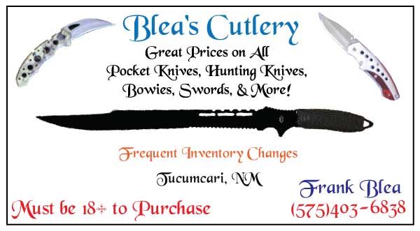 Blea's Blades Business Cards