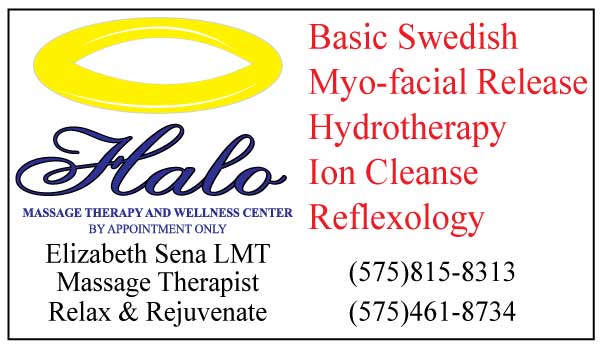 Halo Massage Therapy Business Cards