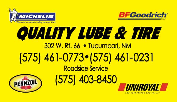 Quality Lube & Tire Business Cards