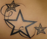 3 Star Tattoo