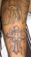 Cross & Thorns Tattoo