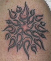 Fire Star Tattoo
