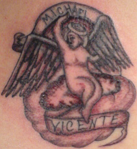 Lil Angel Michael Tattoo