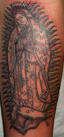 Virgen Mary Tattoo