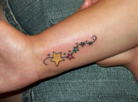 Stars WRIST TATTOO