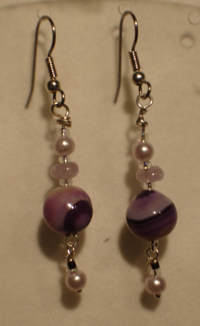 Purple Agate & Pink Pearl