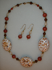 Yellow Turquoise & Dark Pink Magnesite