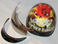 Custom Airbrushed Motorcycle Helmets