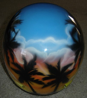 CUSTOM AIRBRUSHED MOTORCYCLE HELMETS