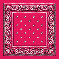 Hot Pink Paisley Bandana