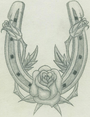 Horshoe Tattoo Design