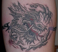 Dragon Tribal Tattoo