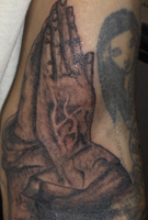 Praying Hands Tattoo