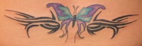 Butterfly Tribal Tattoo