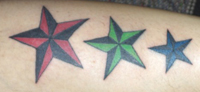 Nautical Stars Tattoo