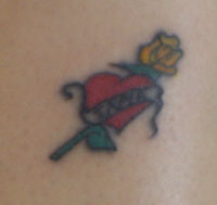 Rose Heart Tattoo