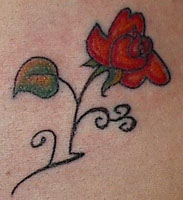 Small Rose Tattoo