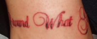 What goes Around Comes Around Tattoo